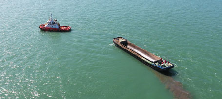 gabarras de tolva tipo split - split barges